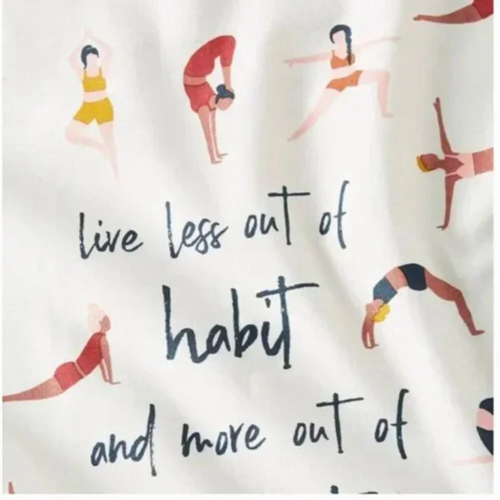 ⭐️ Yoga Female Empower Feminist Boho Peasant Hipster Hippie Farm Art Dish Towel